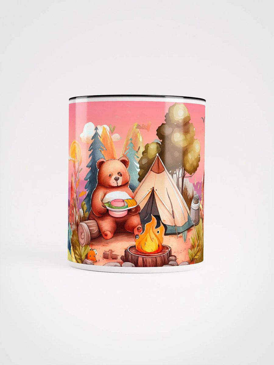 Camping Bear Ceramic Mug | Rustic Wilderness-Themed Drinkware for Outdoor Enthusiasts product image (5)