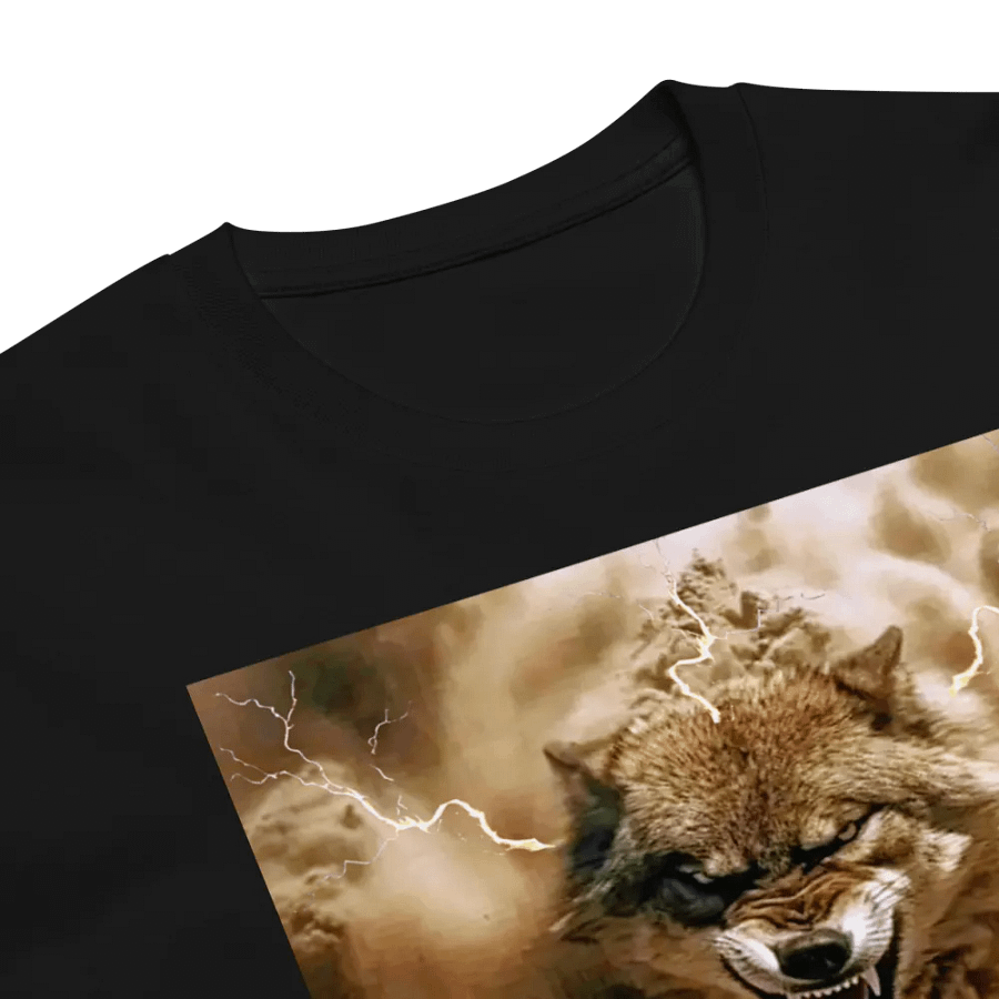 Thunderous Storm Wolf Unisex Tee product image (6)