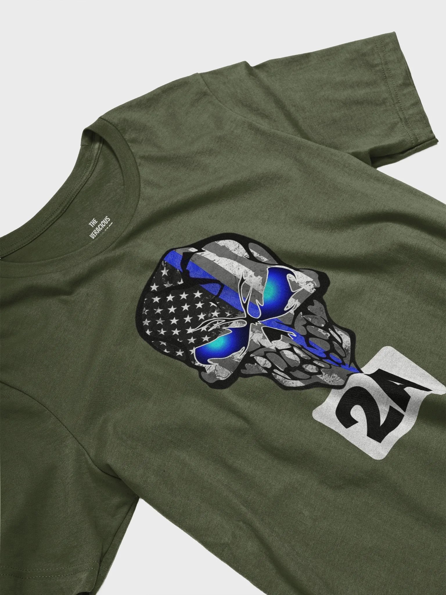 Thin Blue Line 2nd Amendment #1 Supersoft T-Shirt product image (4)