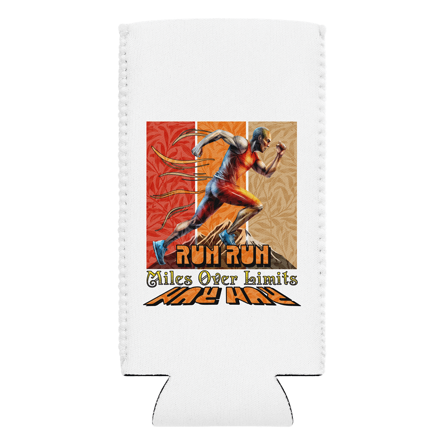 Run Run Miles Over Limits Male Running Limitless Can Cooler product image (1)