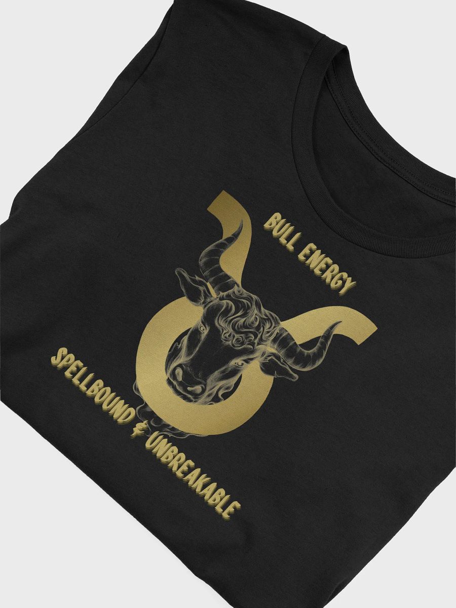Tauruss2025, Bull Energy, Black Tee product image (5)