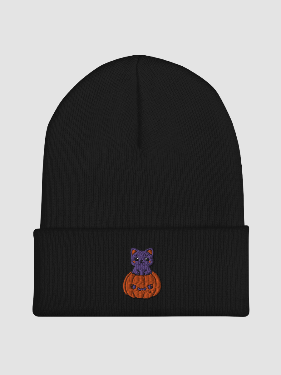 pumpkin cat beanie product image (2)