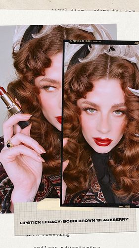 Lipstick Legacy: ‘Vintage Lipsticks Still Made Today’ Ep. 22: @bobbibrown ‘Blackberry’💄 Drop a ‘💋’ if you would rock this sha...