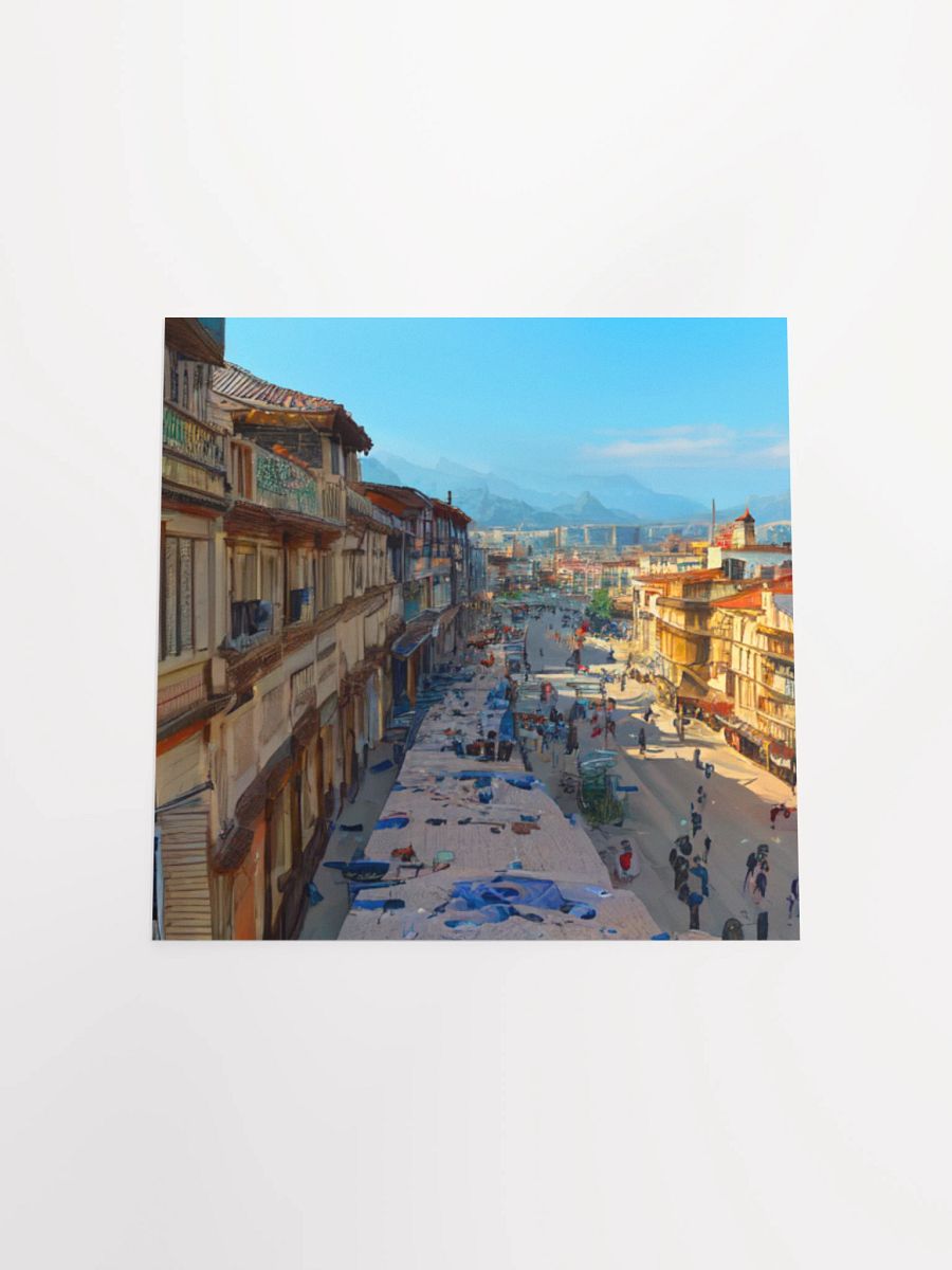 Mountain Market Bustle Poster product image (19)