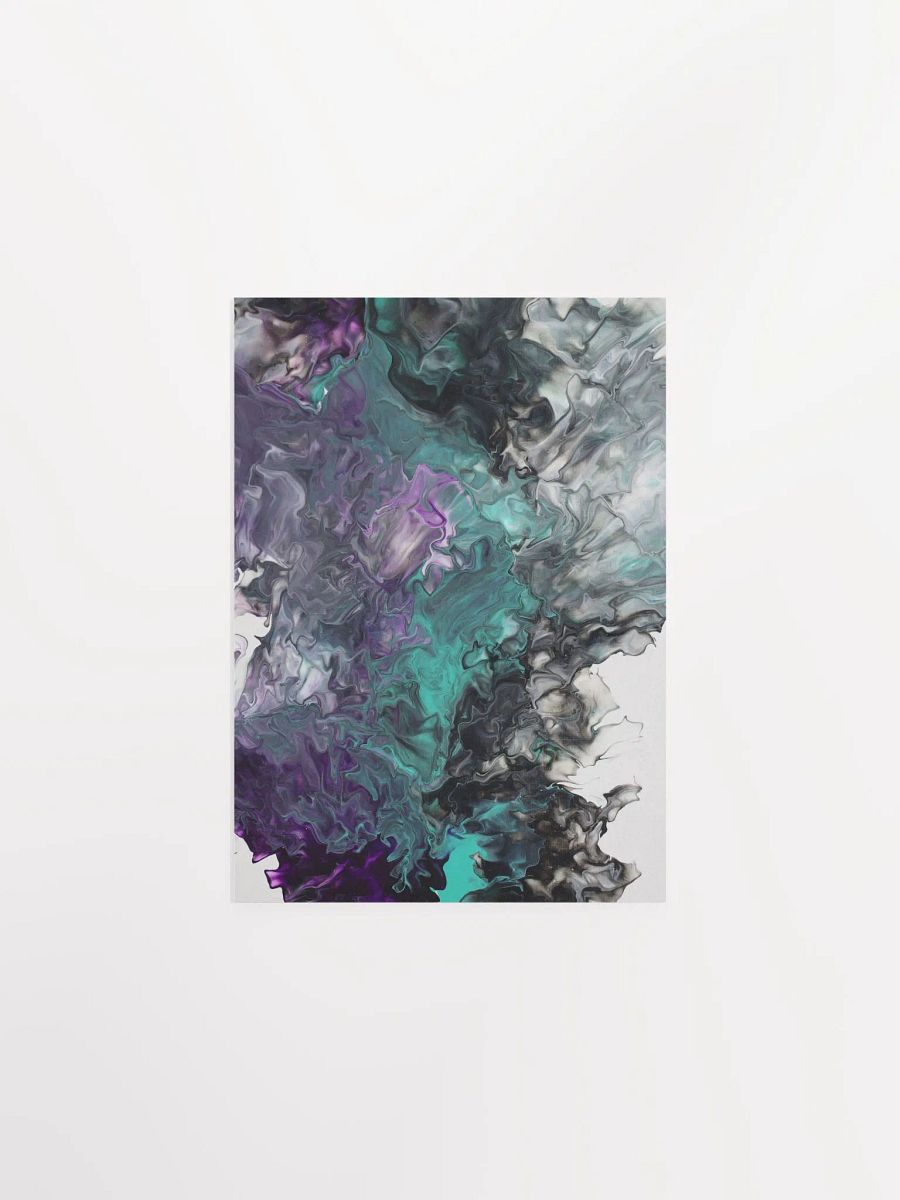 Acrylic Pour Printed Matte Poster - Original product image (1)