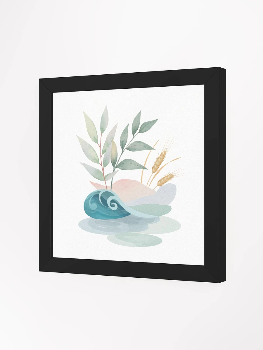 Nature's Harmony Watercolor - Framed Poster product image (2)