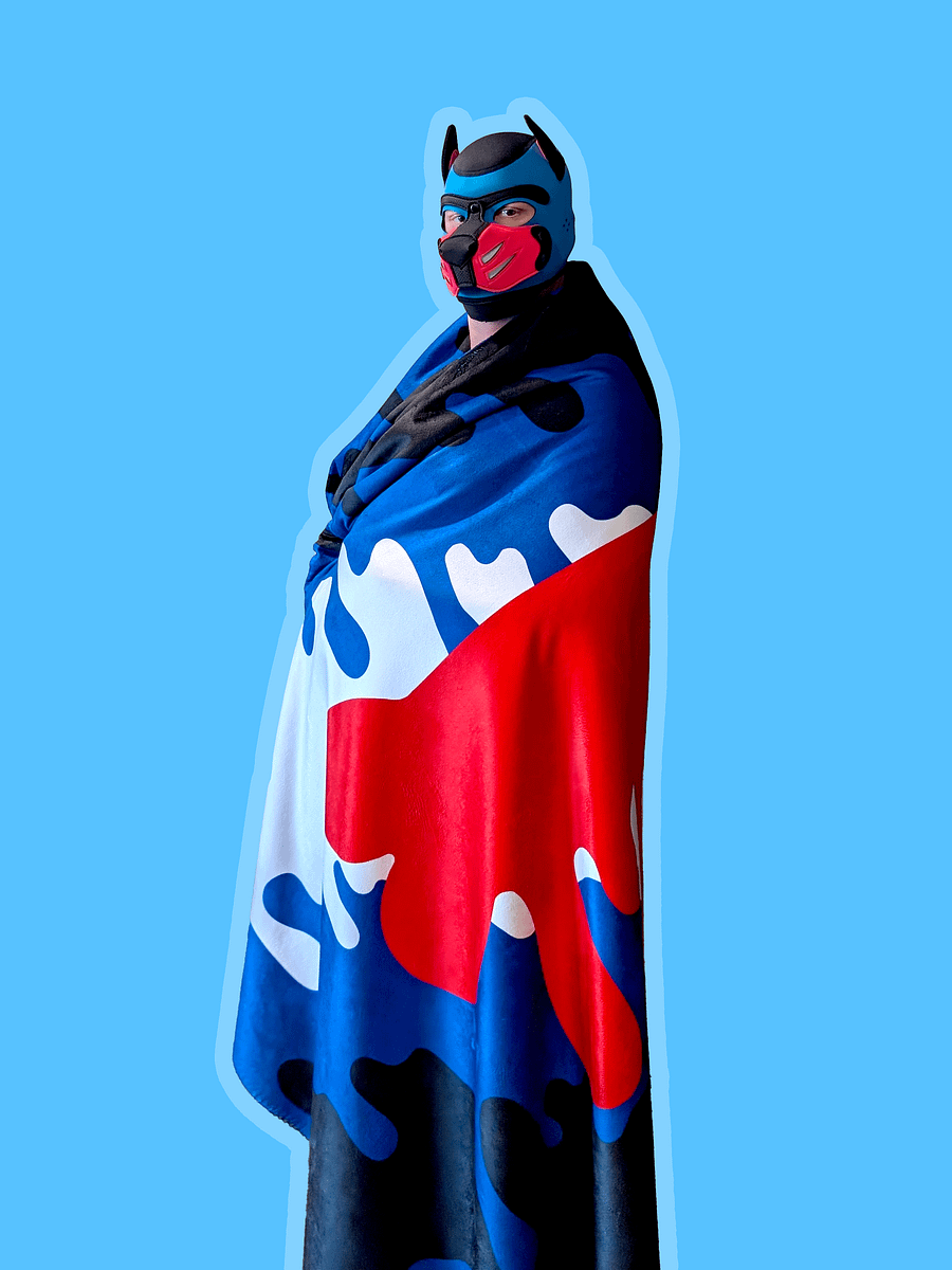 Pup Pride Drip - Sherpa Blanket product image (6)