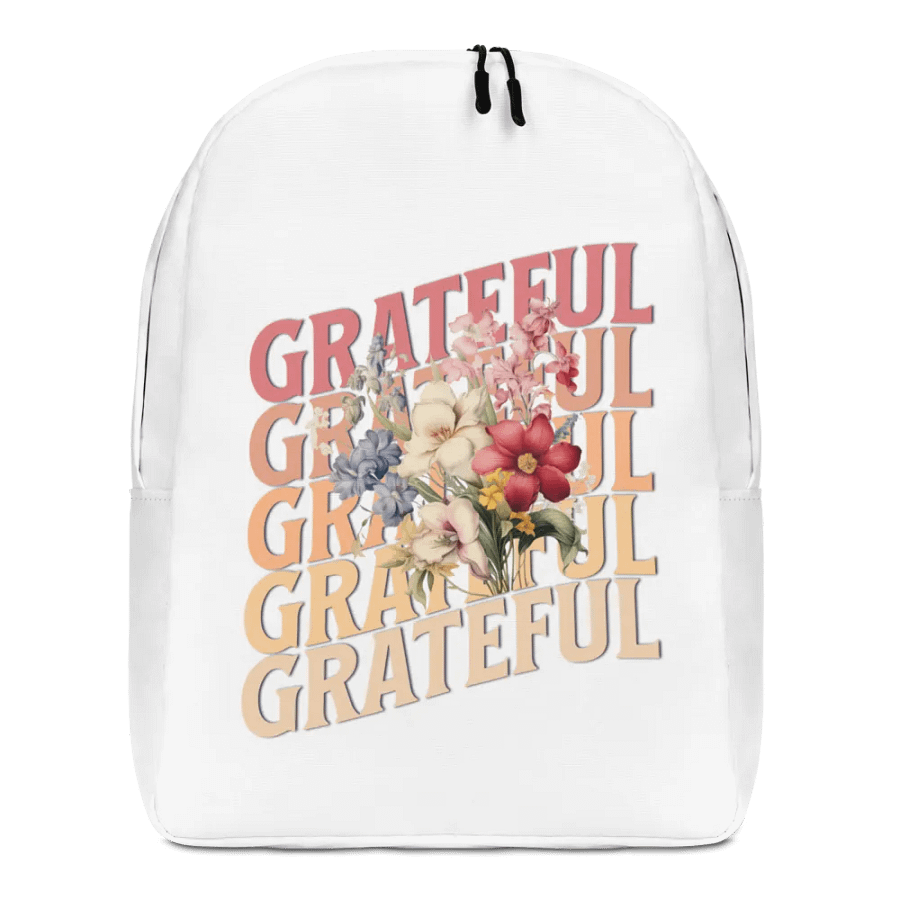 Grateful Blooms All-Over Backpack product image (1)