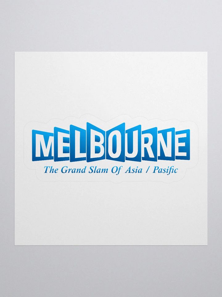 Melbourne Grand Slam Kiss Cut Stickers product image (3)