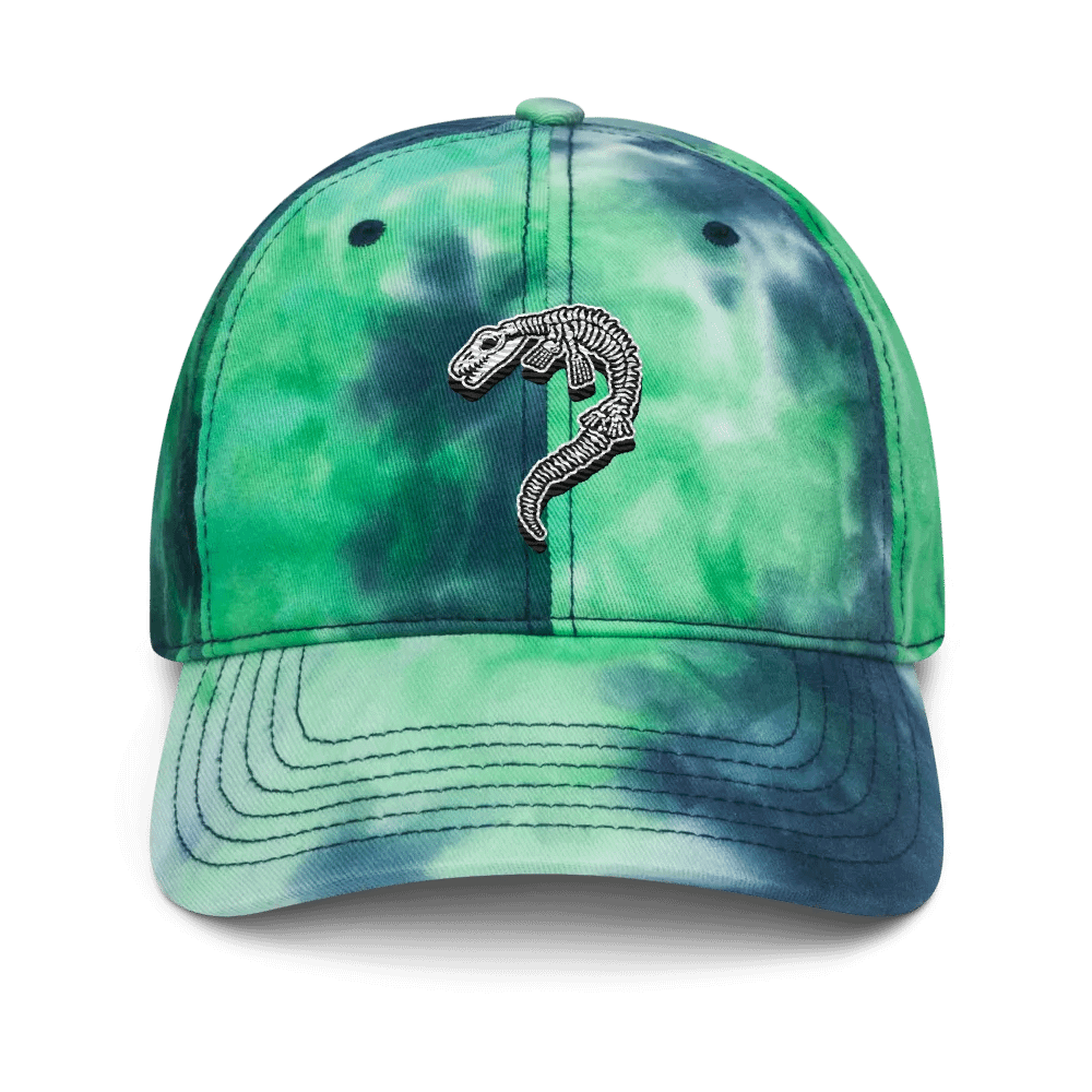 Mosasaur Tie-Dye Dad Hat product image (1)