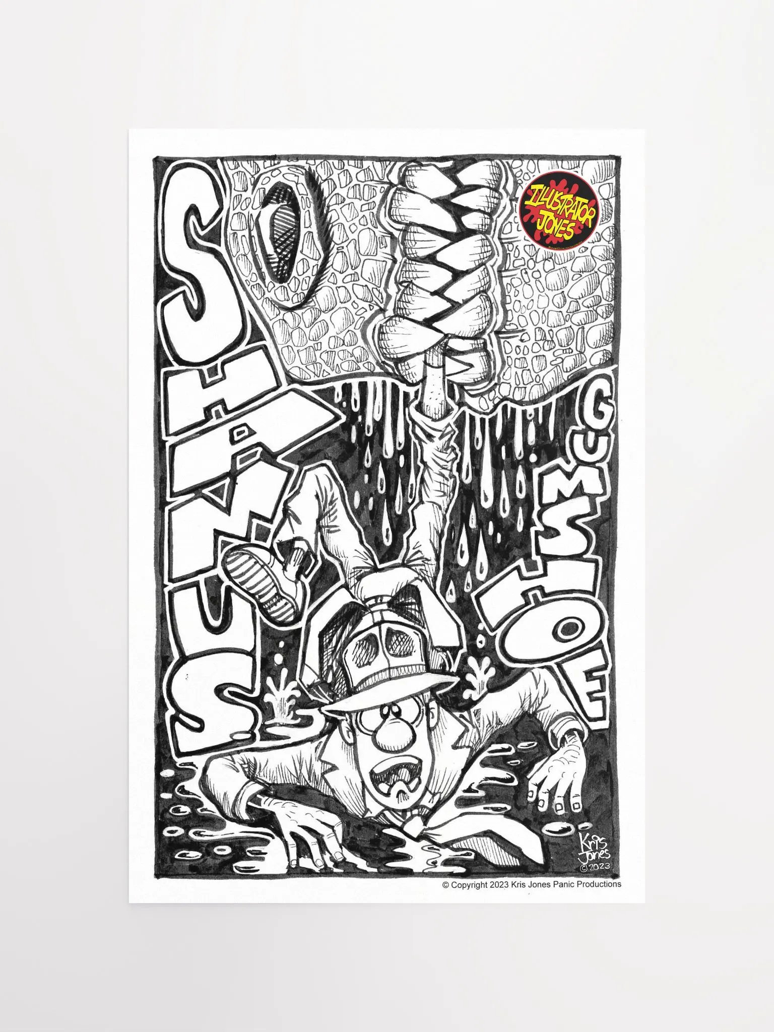 AGHH! IT'S GOT MY LEG POSTER product image (4)
