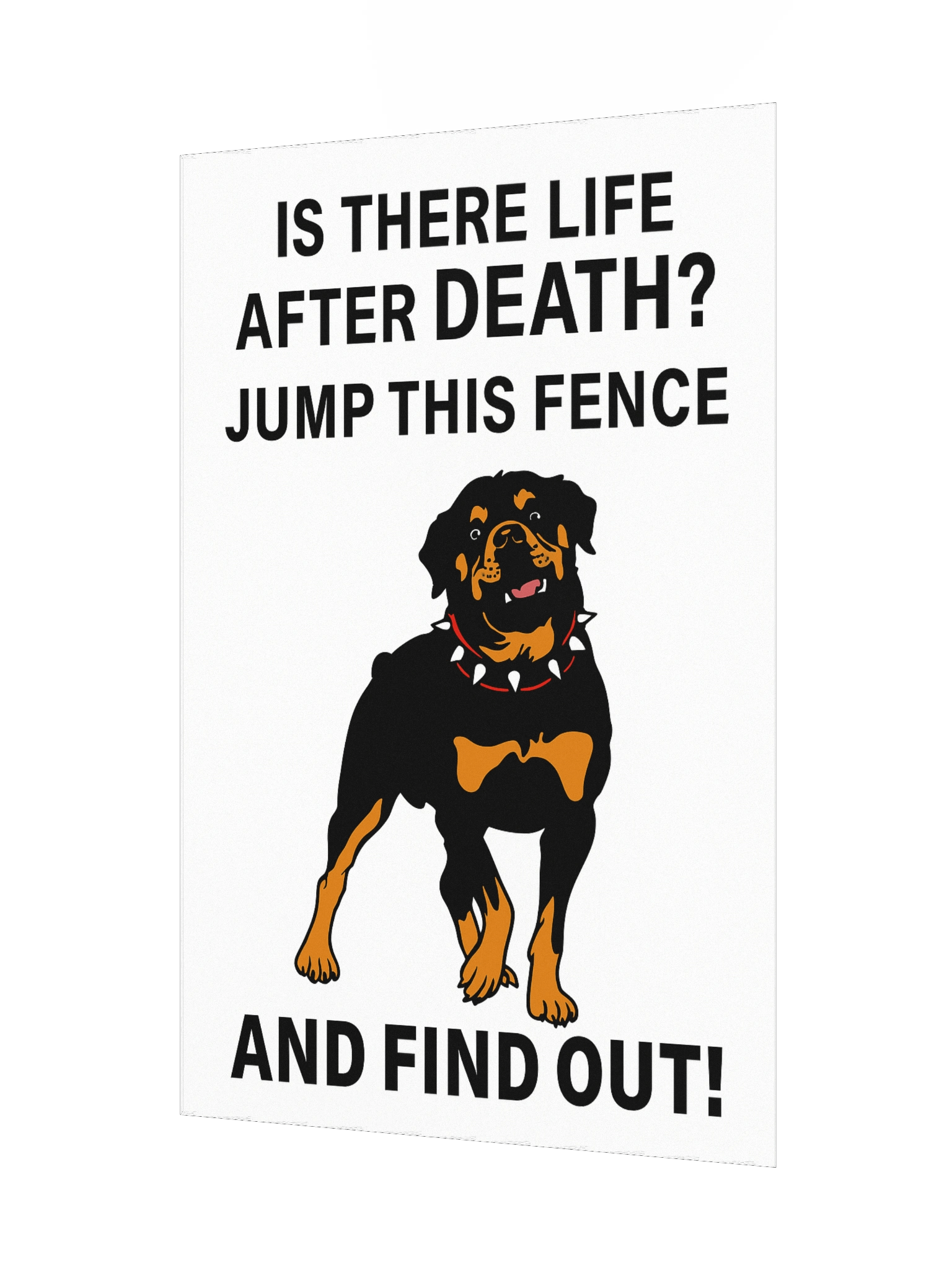 Rottweiler Beyond the Fence Poster product image (8)