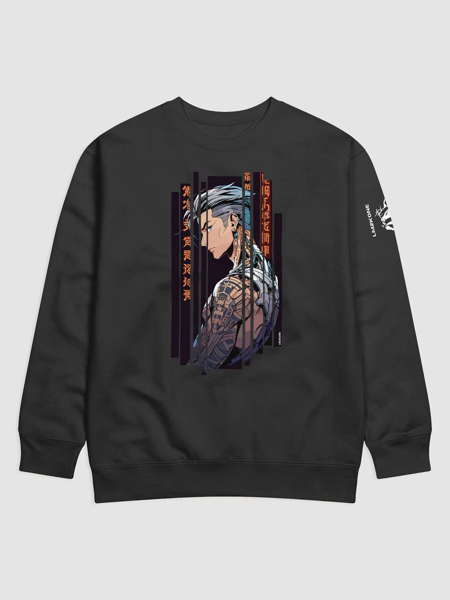 Cyber ​​orange tattooed man Sweatshirt product image (1)