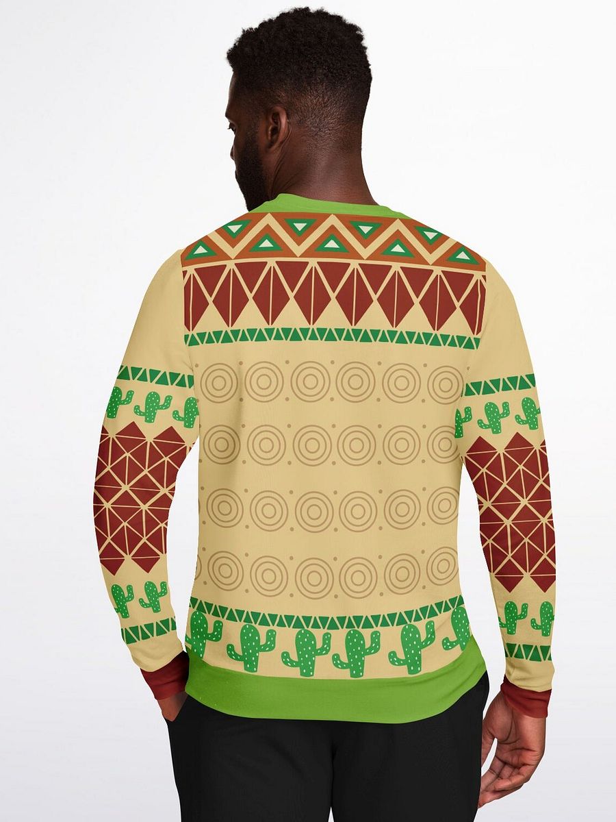 "Go Sit on a Cactus" Ugly Christmas Sweater | Funny Holiday Sweatshirt | Plant Lover Winter Outfit | Christmas Party Outfit product image (8)