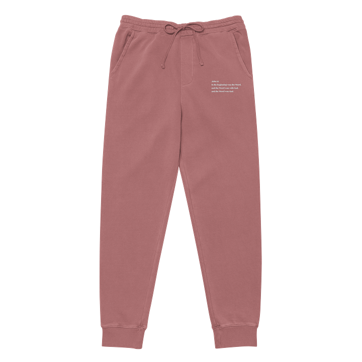 Scripture Sweatpants Embroidered - John 1:1 Co. product image (11)