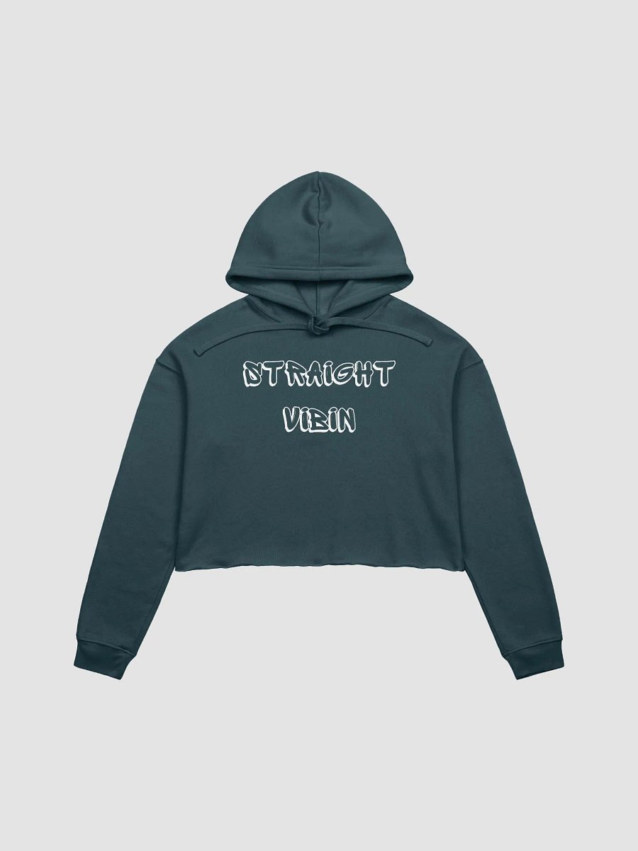 STRAIGHT VIBIN CROP HOODIE product image (2)