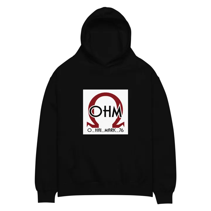 OHM Hoodie White BG product image (2)