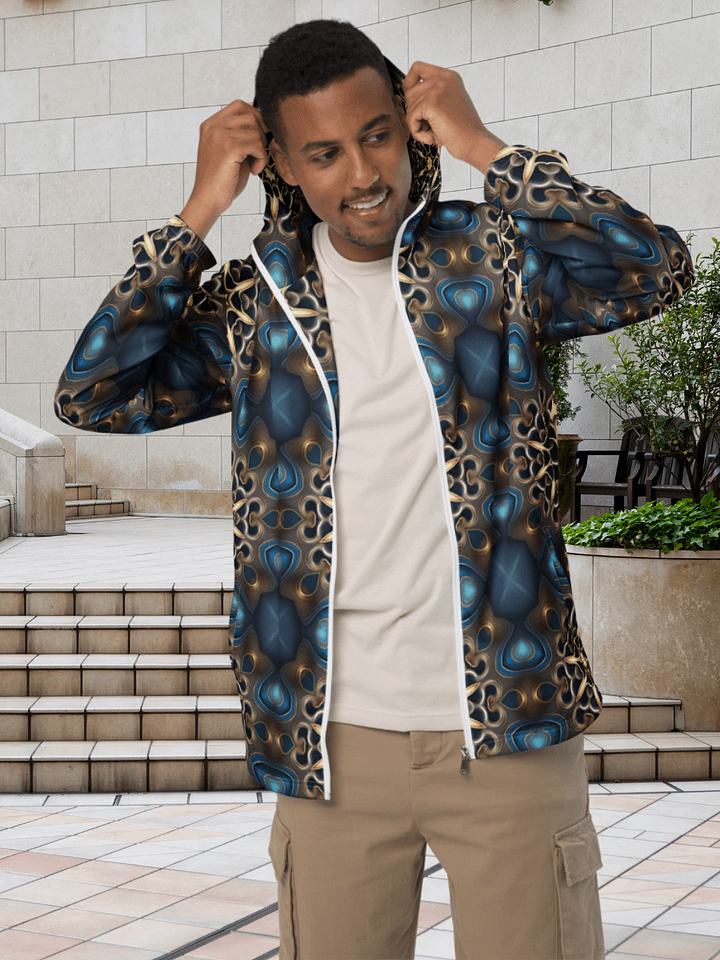 Stellar Wave All-Over Print Windbreaker product image (2)