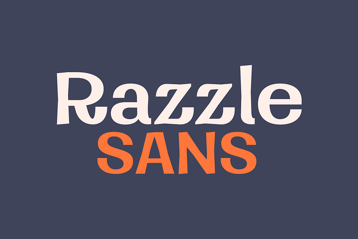 Razzle Sans | A Whimsical Sans Serif product image (2)