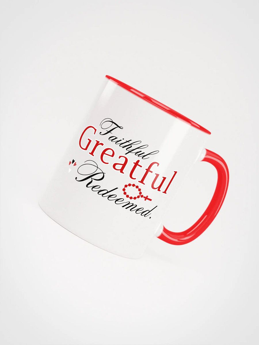 Faithful, Grateful , Redeemed Ceramic Mug product image (4)
