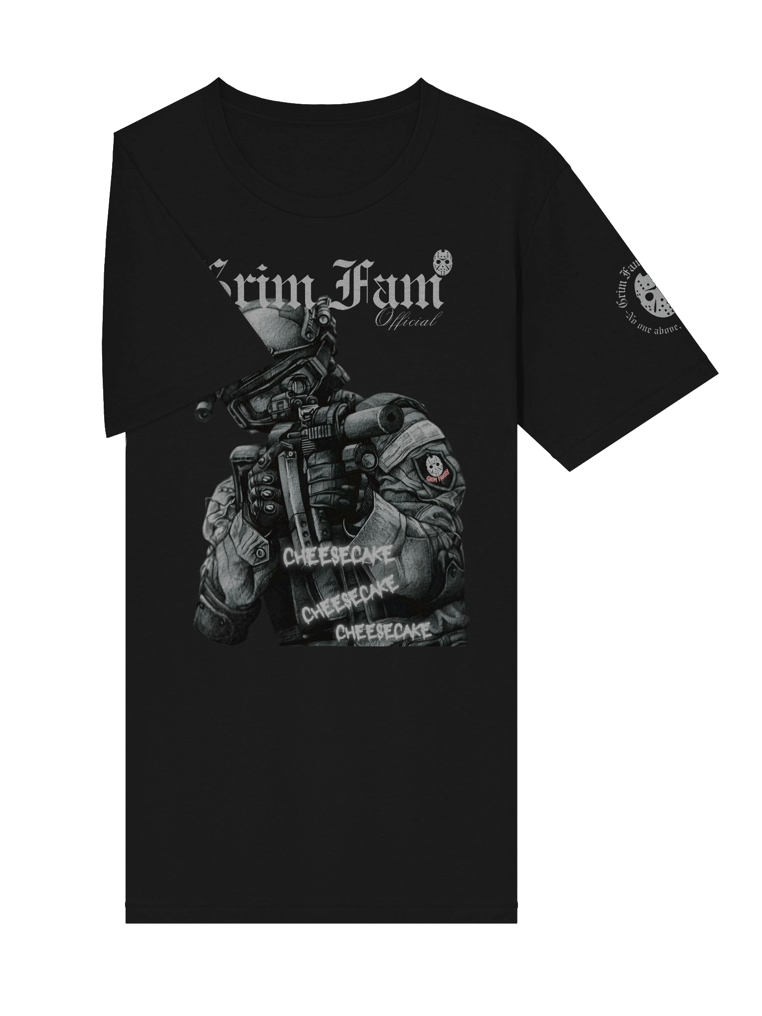 GRIM FAM — SQUAD GRIM FAM — CHAOS DIVISION | TEAM EXCLUSIVE: CHEESECAKE EDITION - SHIRT- #1 - Black / Navy / Blue / Red / Grey product image (7)