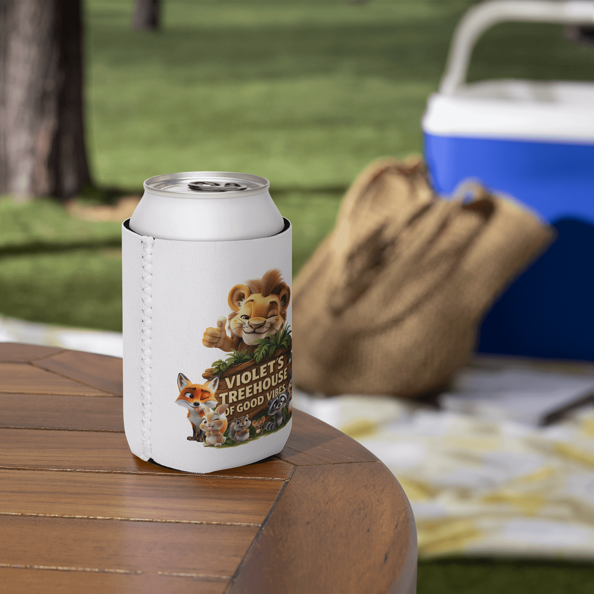 Treehouse of Good Vibes September Koozie product image (6)