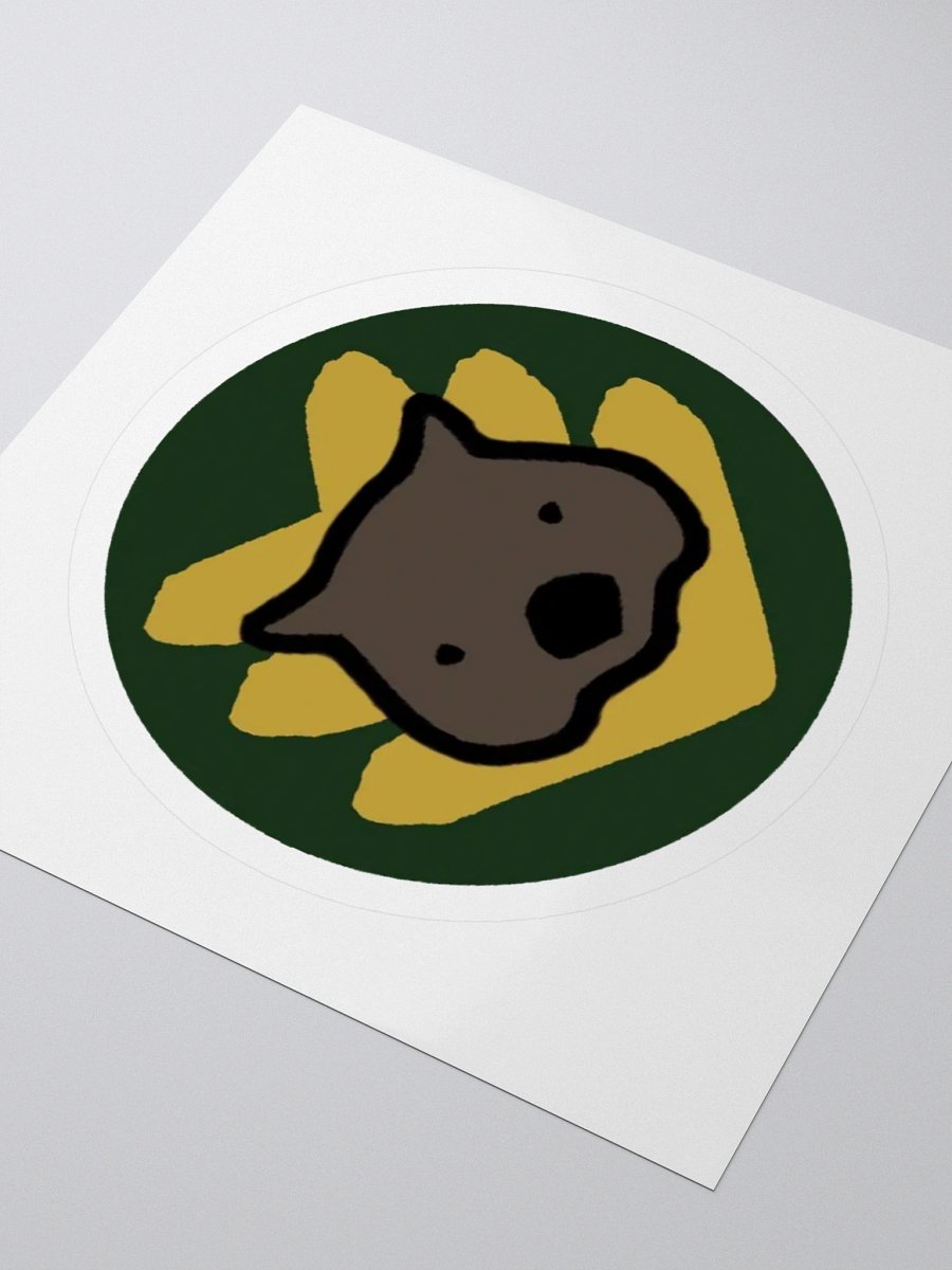 SGT Wombat Logo Round Sticker product image (7)