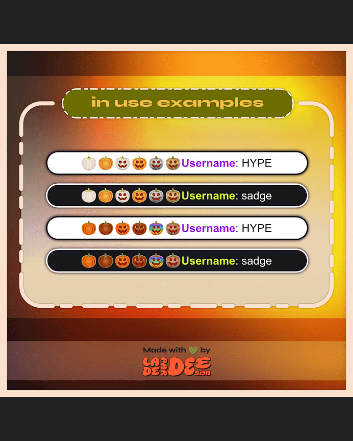 Pumpkins Badges product image (2)