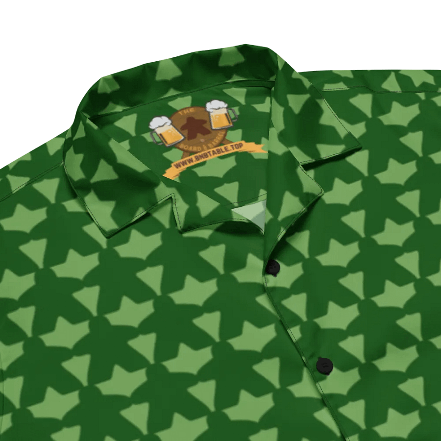 Meeple Hawaiian Shirt (Green) product image (3)