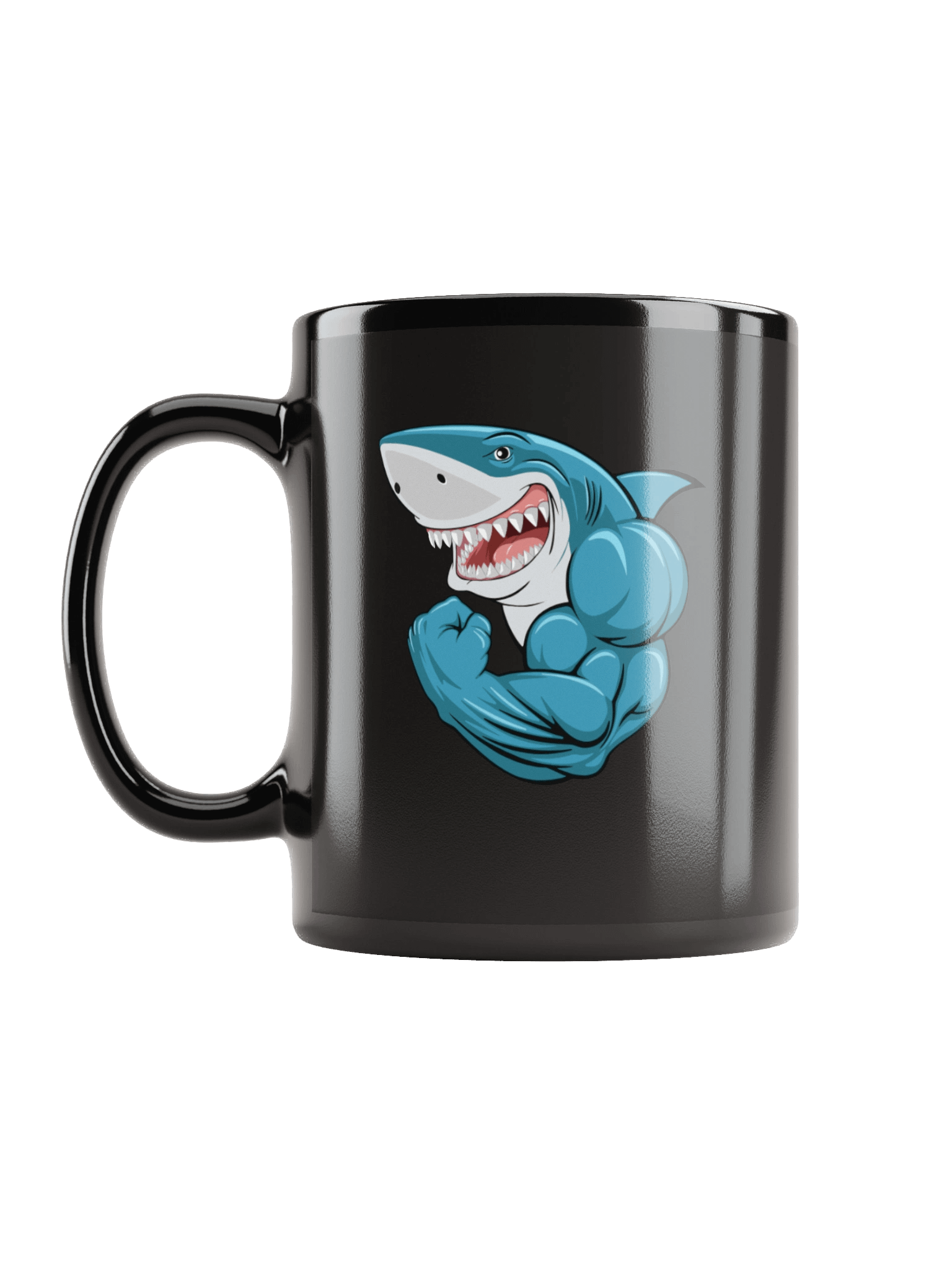 Flex Sharks Black Coffee Mug product image (2)
