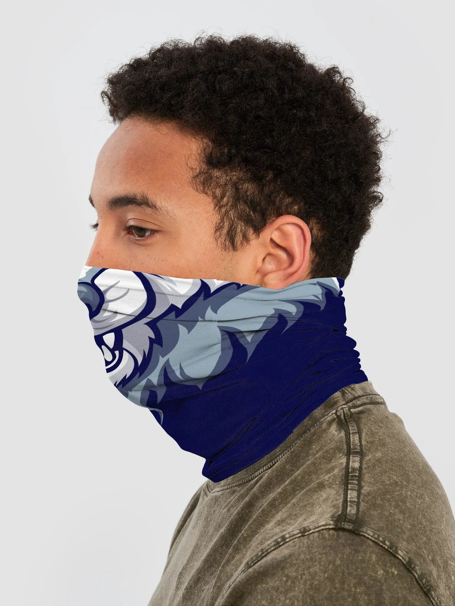 Blue Wolf Face Mask product image (3)