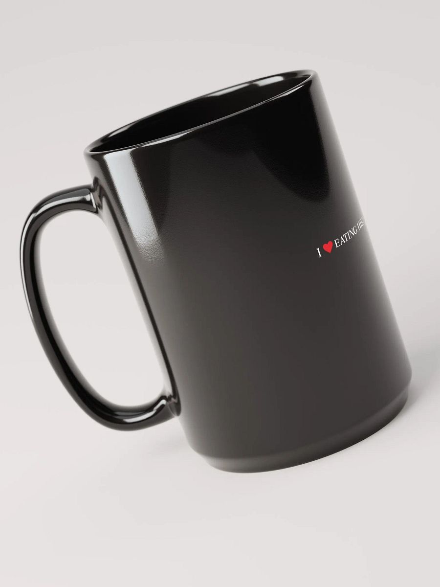 'I <3 eating hikers in the woods' Black Mug product image (2)