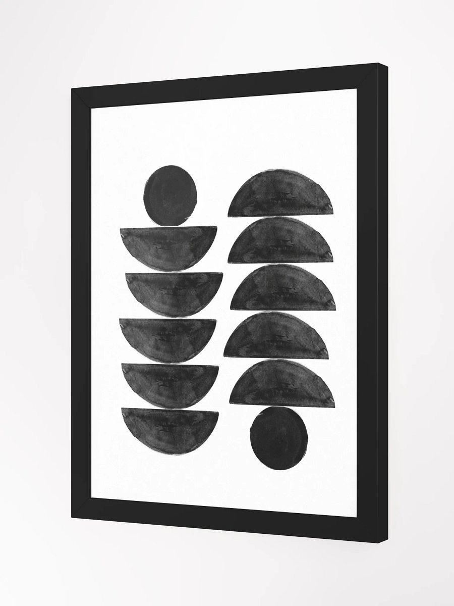 Geometric Elegance Framed Poster – Modern Abstract Wall Art | Minimalist Design | Premium Framed Décor for Homes and Offices product image (2)
