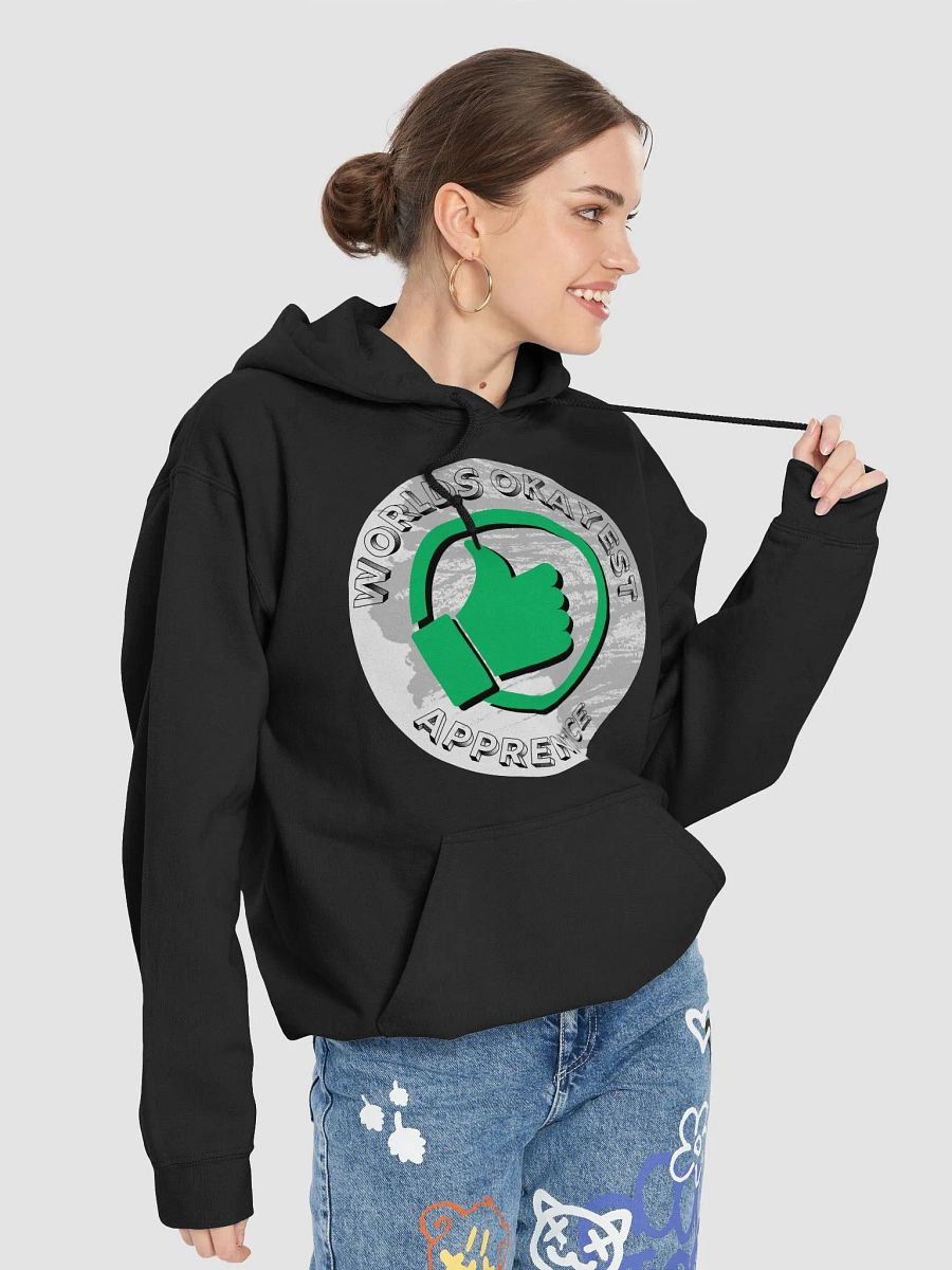 World's Okayest Apprentice Badge Hoodie product image (106)