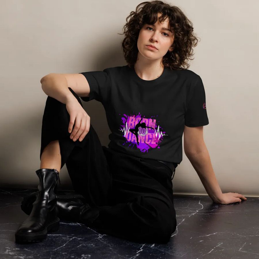 Born to Dance Her Silhouette Unisex Tee product image (10)