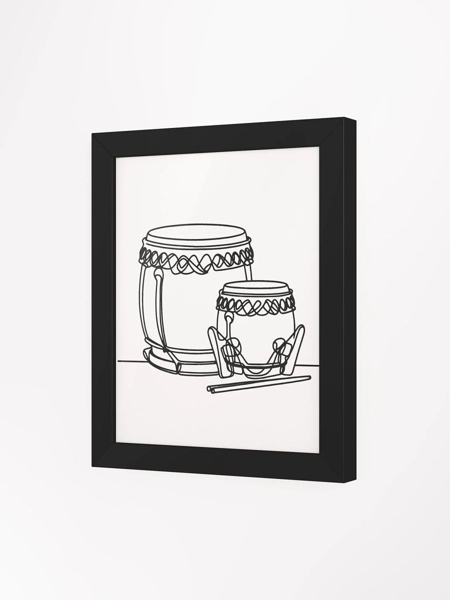 Traditional Japanese Drum Line Art Set Poster product image (83)