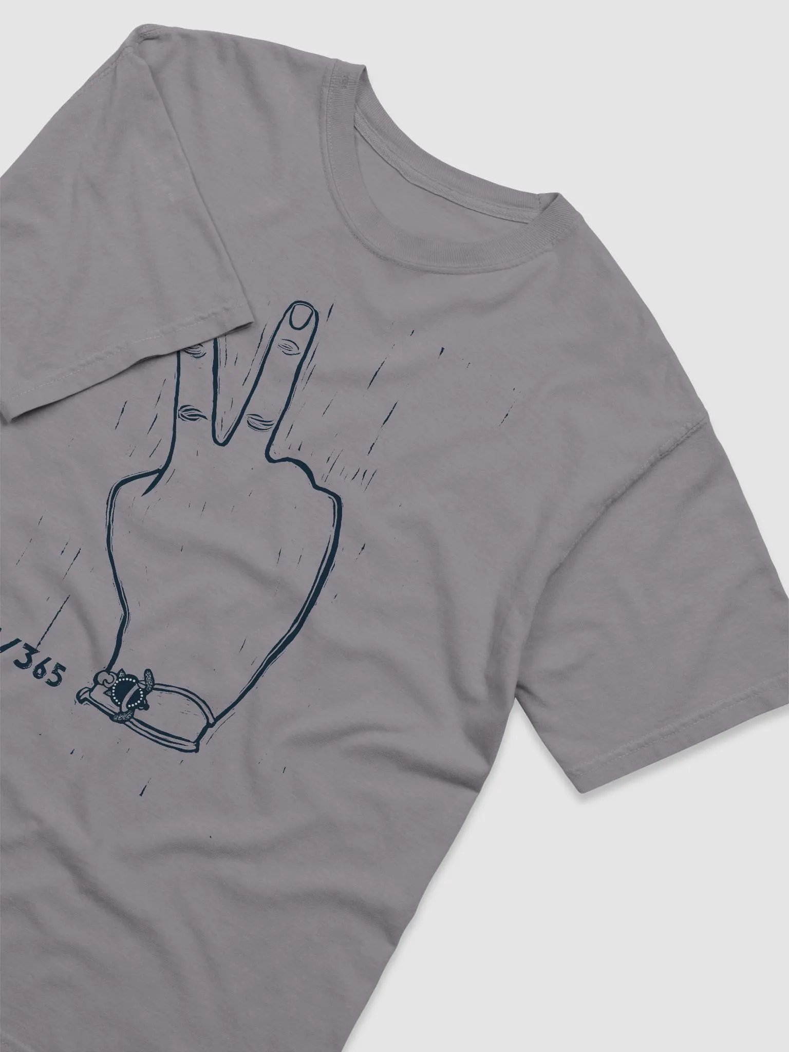 Linocut Peace Short Sleeve Shirt product image (2)
