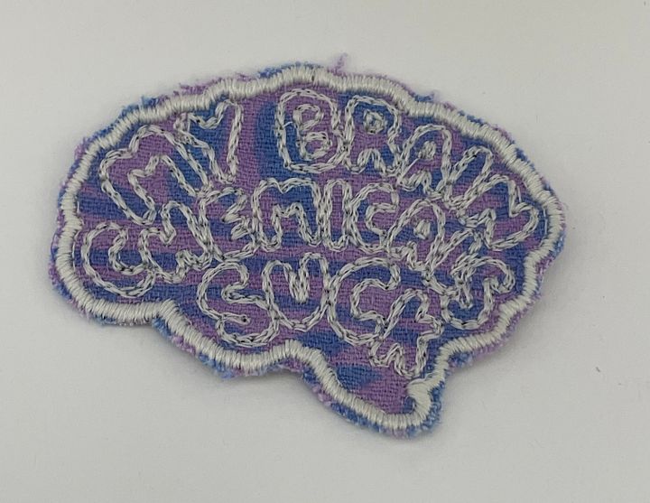 My Brain Chemicals Suck Patch product image (1)