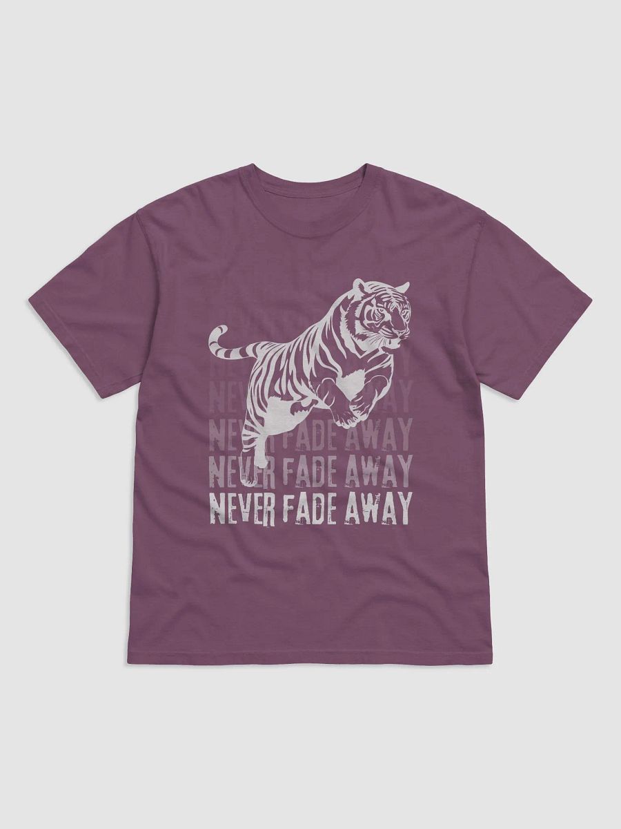 Never Fade Away Leaping Tiger Motivational T-shirt product image (5)