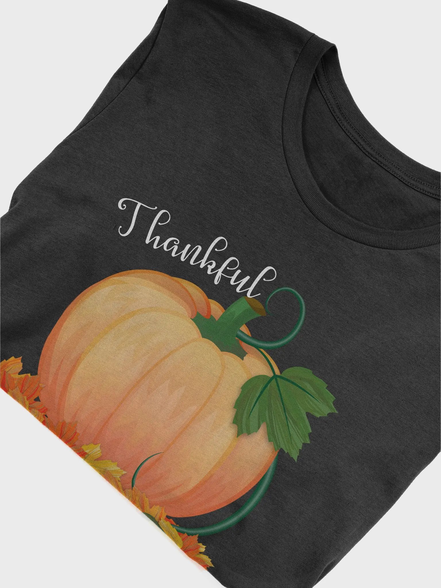 🍂 Thankful Pumpkin T-Shirt | Cozy Fall Thanksgiving Tee | Autumn Harvest Graphic Shirt product image (30)