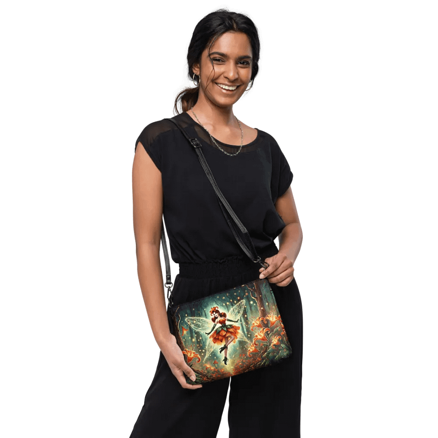 Enchanted Orange Lily Fairy Crossbody Bag - Fairytale Purse product image (10)