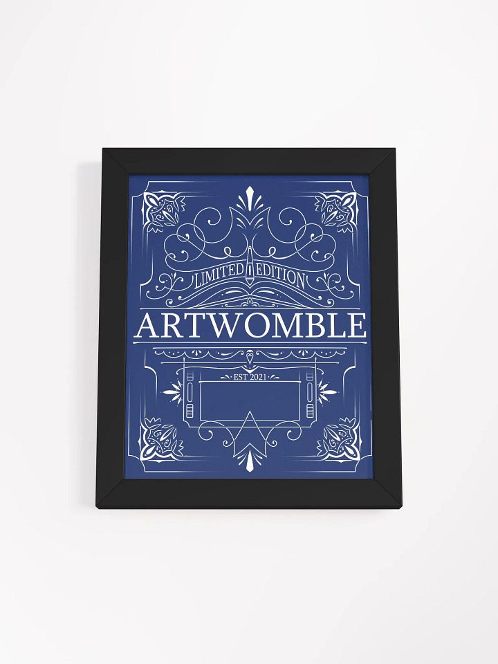 Artwomble Framed Print - Blue product image (2)