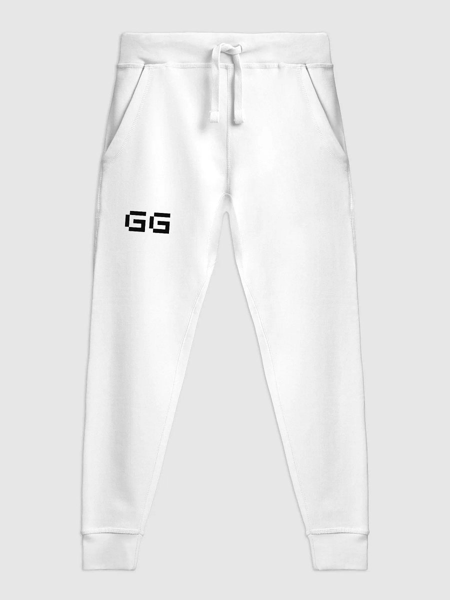 White Comfort Fleece Joggers product image (1)