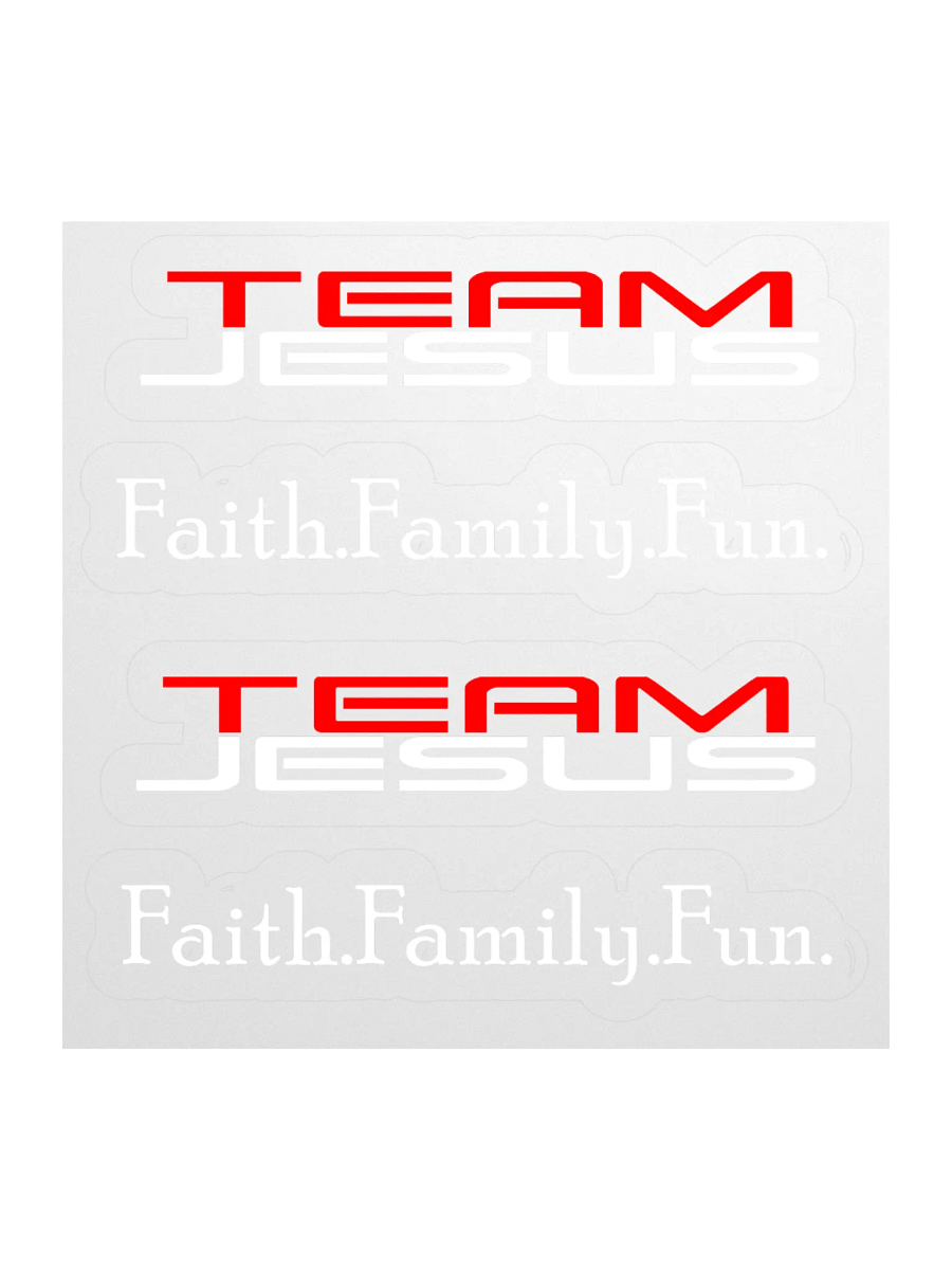Team Jesus Faith.Family.Fun. Sticker Set product image (2)