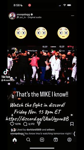 JOIN US for Tyson vs Paul LIVE in discord! Friday November 15th 8 pm EST @ https://discord.gg/nwgD5Tz7