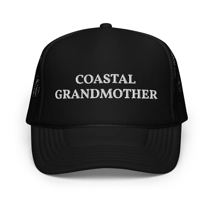 Coastal Grandmother - Embroidered Hat Trucker Cap product image (1)