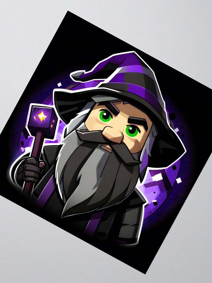 Harry Thee Wizard Logo Sticker! product image (2)
