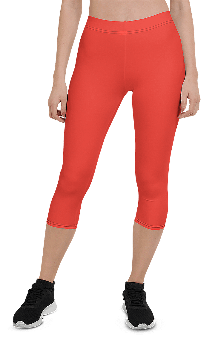 Plain Color Poppy Capri Leggings product image (1)