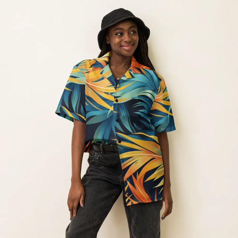 Tropical Flow Hawaiian Shirt product image (7)