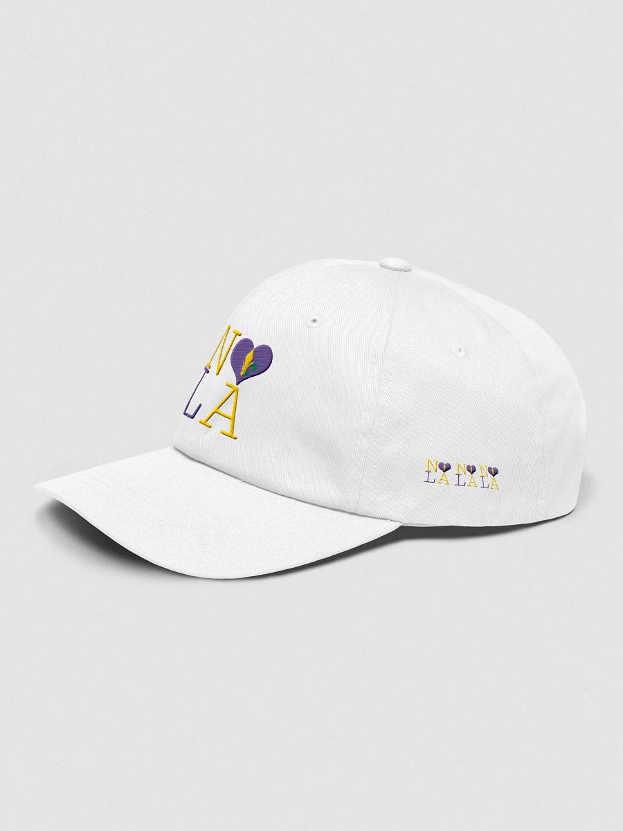 I LOVE NOLA **EMBROIDERED CAP LEGACY LOGO** (MARDI GRAS 3) product image (3)